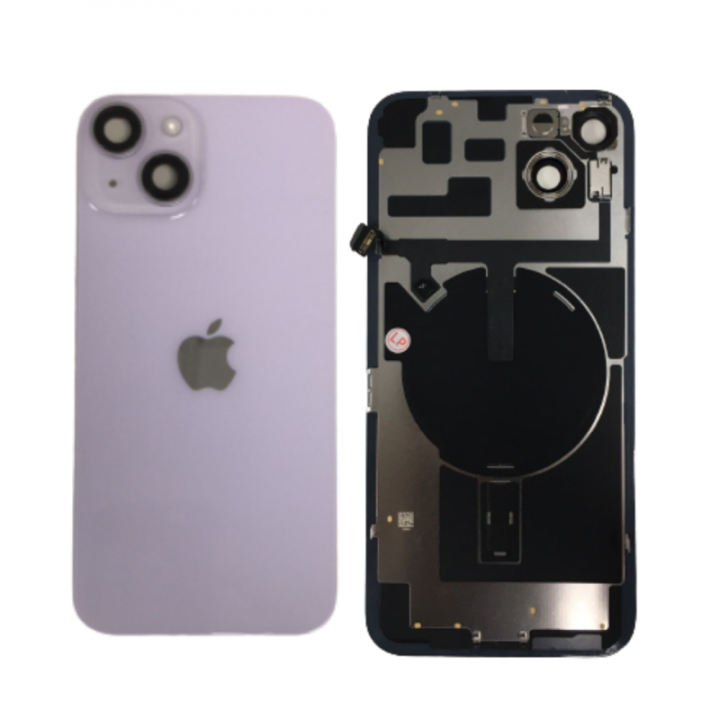 ???? Vitre Arrière iPhone 14 Violet Origine Démonté Grade A | TEQITIZI