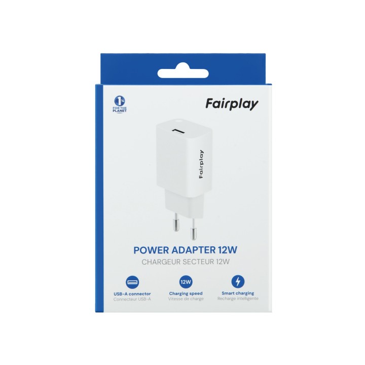FAIRPLAY Chargeur 12W USB-A