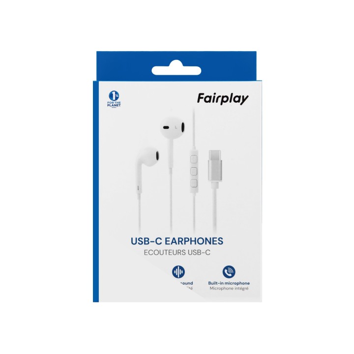 FAIRPLAY Écouteurs filaires USB-C