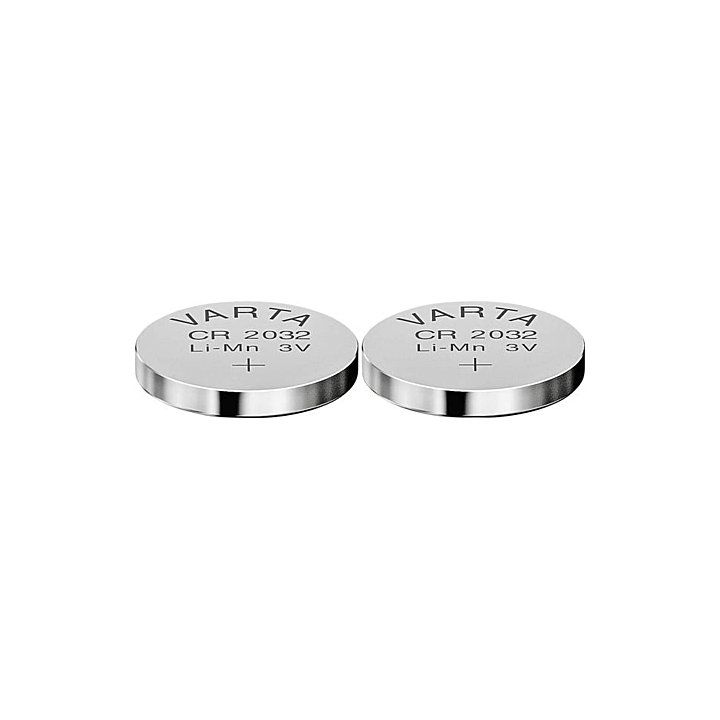 VARTA Pack 2 Piles Bouton Lithium CR2032