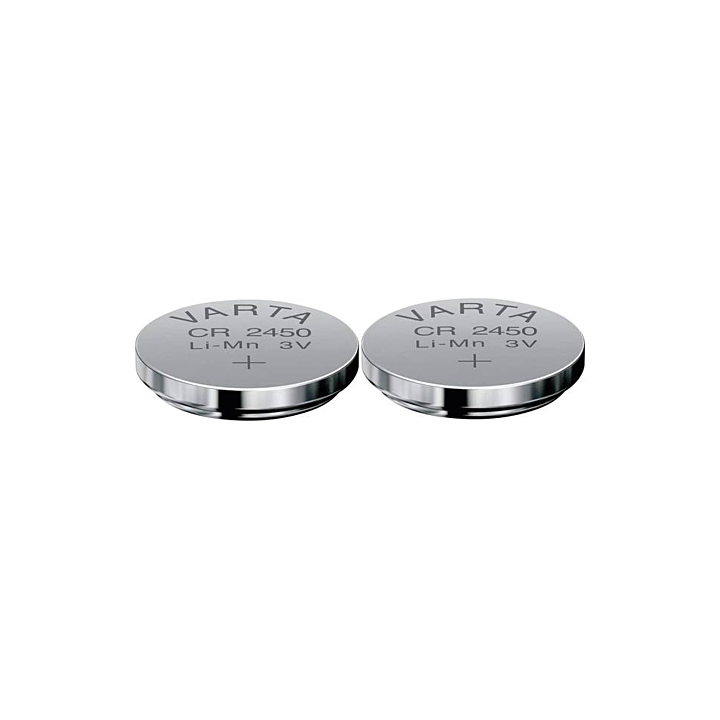 VARTA Pack 2 Piles Bouton Lithium CR2450