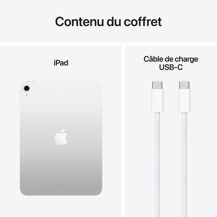 Apple iPad (2025) 128 Go Wi-Fi Argent