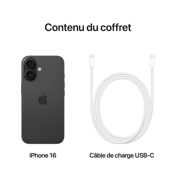 iPhone 16 Noir – Design Élégant & Performance Apple | Teqitizi