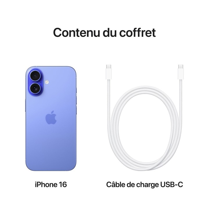iPhone 16 Outremer – Design Élégant & Performance Apple | Teqitizi