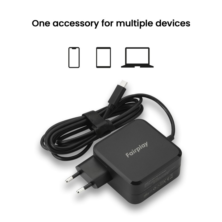 FAIRPLAY Chargeur USB-C GaN 100W