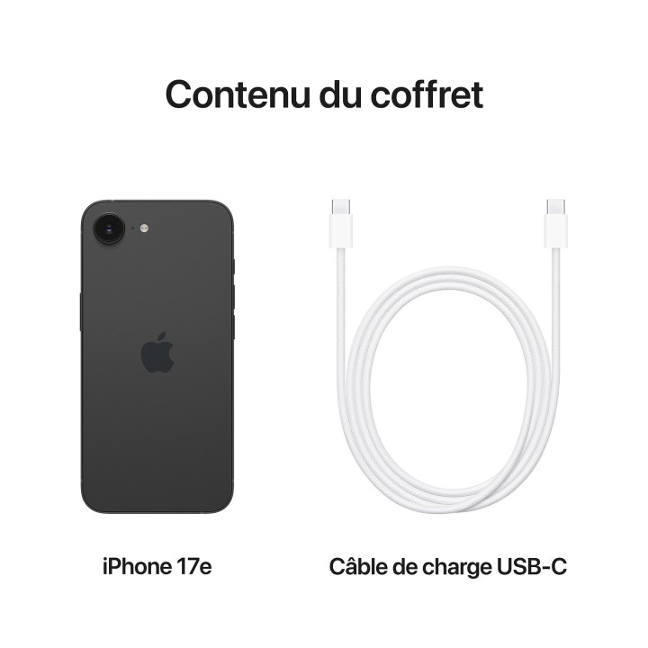 Apple iPhone 17e 256 Go Noir