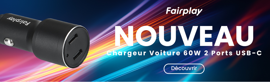 Chargeur voiture 60w